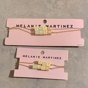 Melanie Martinez Cry Baby Blocks Jewelry Set